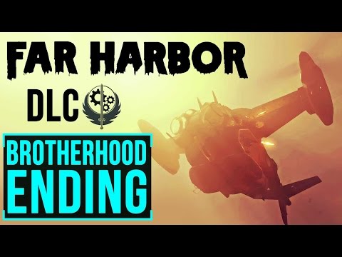 Fallout 4 Far Harbour: Leading Brotherhood of Steel to Kill Synths of Acadia (Alternate Ending)