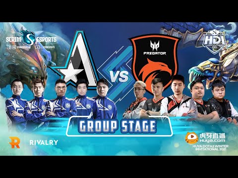 Team Aster vs TNC Predator - Huya Dota 2 Winter Invitational 2021 - Group Stage - B02