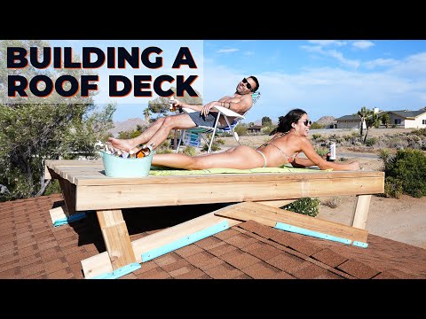 Building a ROOF DECK | a 1-day DIY project