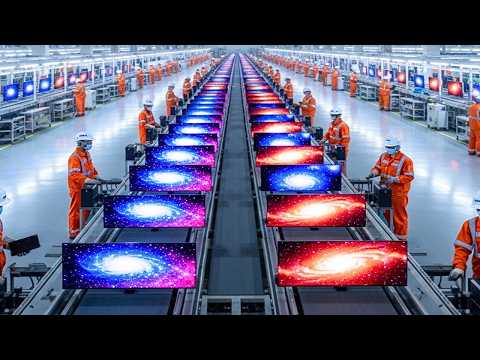 HOW SMART TVs are MADE Inside the MEGA TECHNOLOGY FACTORY