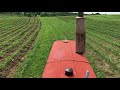 cultivating a corn field on a Wisconsin family farm
