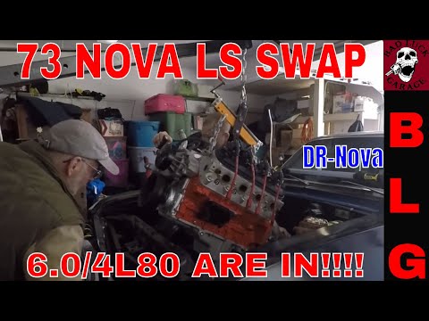 NOVA LS SWAP COMPLETE ENGINE INSTALL!