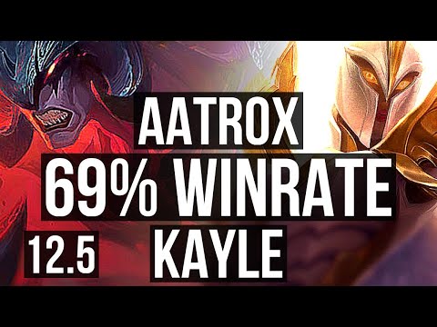 AATROX vs KAYLE (TOP) | 69% winrate, 8 solo kills, Legendary, 14/2/7 | BR Master | 12.5