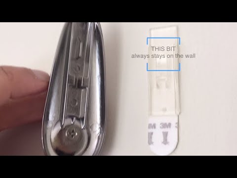 [TUTORIAL] Command Bright Chrome Metal Hook — good for renters (no screws!)