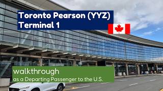 TORONTO PEARSON AIRPORT Terminal 1 Walkthrough (YYZ) | Departing Passenger | Walking Tour