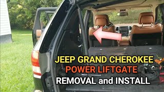 Jeep Grand Cherokee Power Liftgate Removal and Install First take #jeep  review #jeepgrandcherokee
