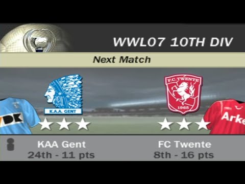 FIFA 07 | WWL 07 10th Division Week 12 Match 7 - KAA Gent vs FC Twente [AI vs AI]
