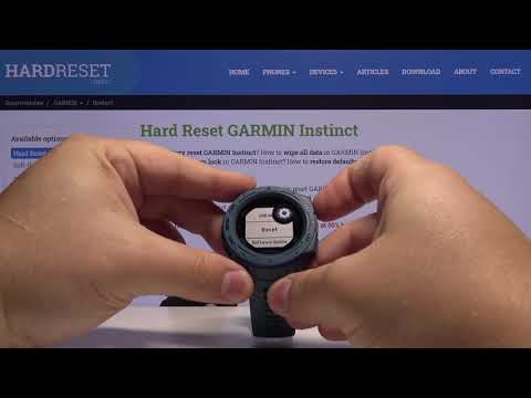 How to Reset Settings in GARMIN Instinct – Restore Configuration