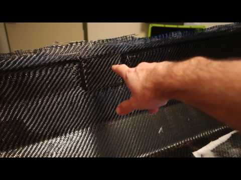 26. Artemis - covering the hull inside carbon and kevlar cloth