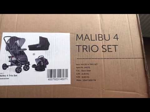 Hauck Malibu 4 Trio Set Travel System Unboxing and Setup