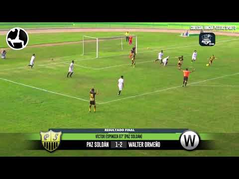 Copa Peru - Etapa Departamnetal: Los goles del Paz Soldan 1 - Walter Ormeño 2