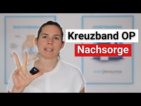 Kreuzband Operation - 3 Dinge die du in der NACHSORGE beachten musst