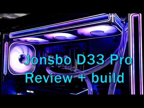 Jonsbo D33 Pro Case review -  BTF build with custom loop