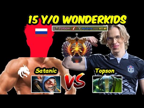 Young Talent Shines: 15 Y/O Russian Meepo vs Topson's Earth Spirit Dota 2