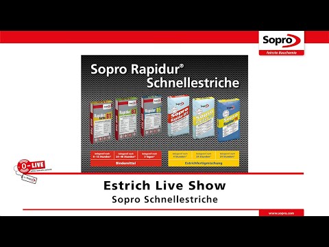 Sopro Rapidur® Schnellestriche