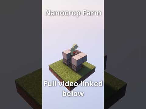 "Insane Nanocrop Crab Farm! Minecraft 1.20" #shorts