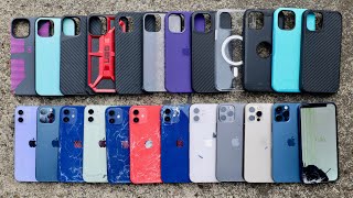 Top 12 iPhone 12 &amp; 12 Pro Cases Drop Test - Most Durable Case?