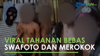 Viral Tahanan Berswafoto dan Secara Bebas Merokok di Tahanan, Pihak Kepolisian Angkat Bicara