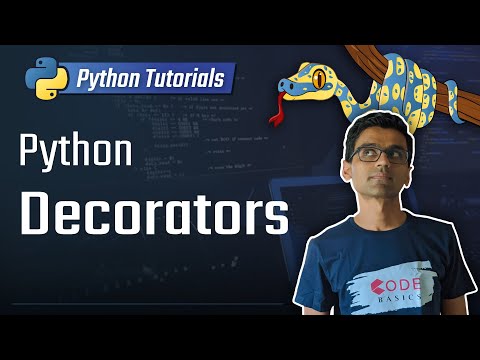 25. Decorators [Python 3 Programming Tutorials]