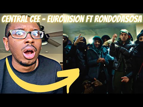 Central Cee - Eurovision Ft Rondodasosa, A2Anti, Ashe 22, Freeze Corleone (AMERICAN REACTS 🇺🇸‼️‼️)