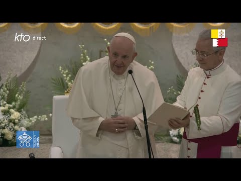 Rencontre du Pape avec les évêques, les prêtres, les consacrées, les agents pastoraux de Bahreïn
