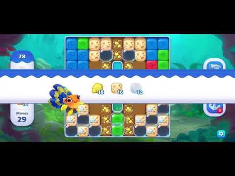 FISHDOM BLAST LEVEL 78 ~ No boosters