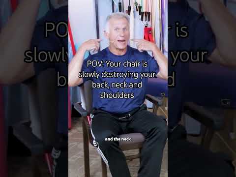 Anatomie & Behandlungswissen Videos – Interaktives Nachschlagewerk für Physio, Massage, Therapie 31 Your chair is slowly destroying your back.