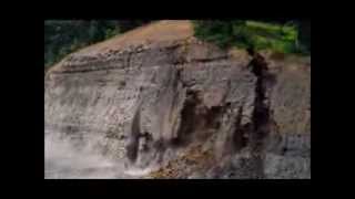 preview picture of video 'Nelsonville Bypass Rock Collapse (landslide)'