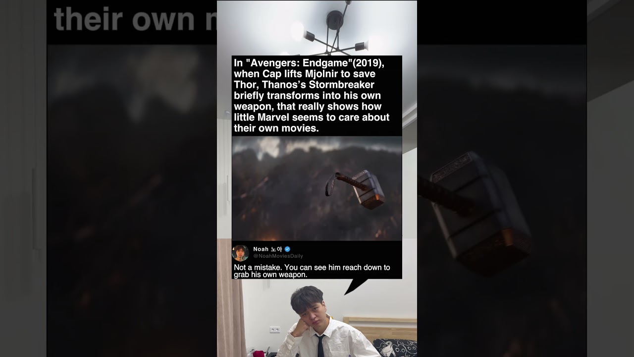 when Captain America lifts Mjolnir to save Thor