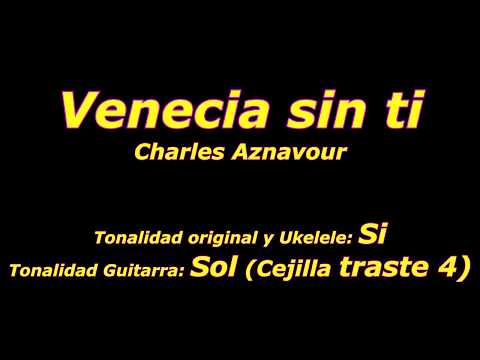 Venecia sin ti - Charles Aznavour