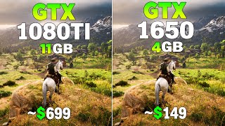 GTX 1080 Tİ vs GTX 1650 - Test in 8 Games