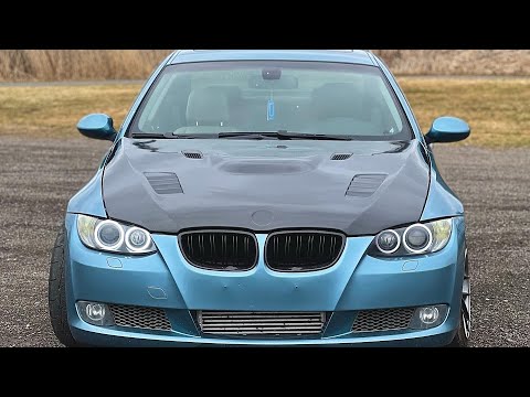 E92 335i Carbon Fiber Hood Unboxing, Install and Review