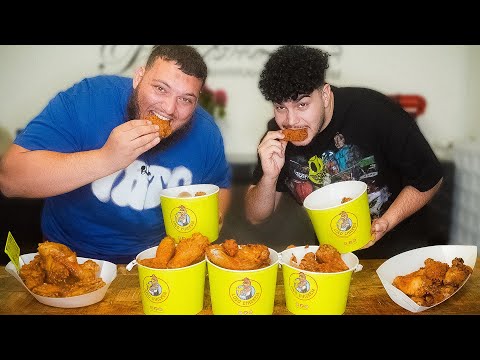 WHO can eat more CHICKEN WINGS? 🍗