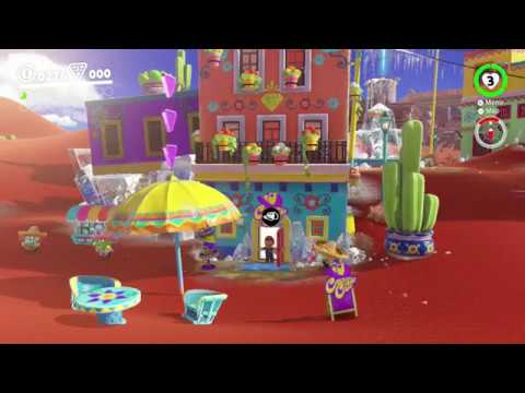 Super Mario Odyssey 100% Walkthrough (All Power Moons & Coins) - Sand Kingdomm - Part 2