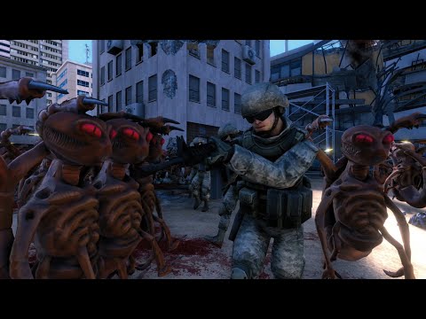 10,000 ALIENS VS 300 MODERN SOLDIERS - UEBS MODS - Ultimate Epic Battle Simulator