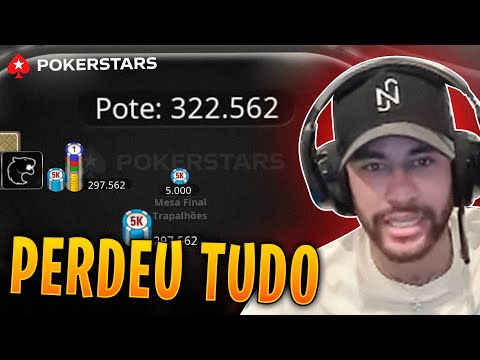 NEYMAR JR JOGANDO CAMPEONATO DE POKER