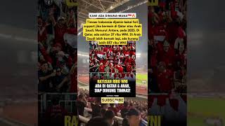 Download lagu SUPORTER TIMNAS AKAN PADATI STADION QATAR DAN ARAB SAUDI🇮🇩🔥 #timnasday #timnasindonesia #garuda mp3