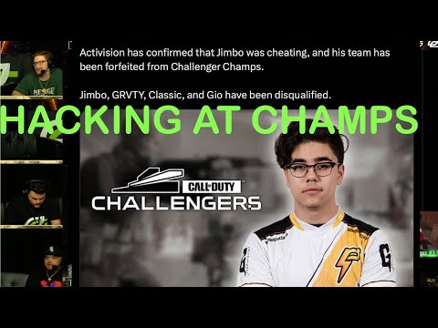 Scump on Jimbo Caught Hacking at COD CHAMPS 2023