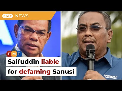 Saifuddin liable for defaming Sanusi, court rules