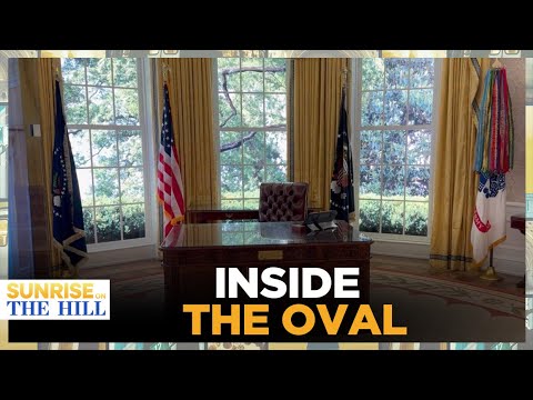 INSIDE President's Trump's OVAL Office, Full-Scale REPLICA One Block From White House, DC | SUNRISE