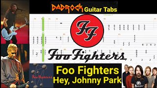 Hey, Johnny Park - Foo Fighters - Guitar + Bass TABS Lesson