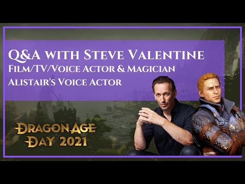 Steve Valentine Q&A | Dragon Age Day 2021
