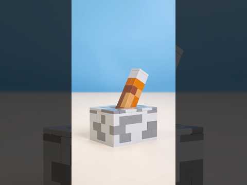 Building a LEGO Minecraft lever #lego #legomoc #minecraft