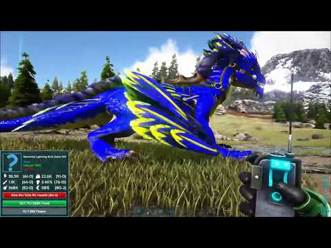 Ark Eternal Ragnarok 11 Elemental Rock Drake and Alpha Terror Bird - Ark Survival Evolved Modded