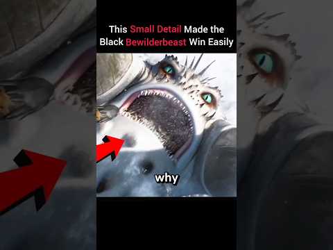 How White bewilderbeast Lost So Fast in how to train your dragon ? #shorts