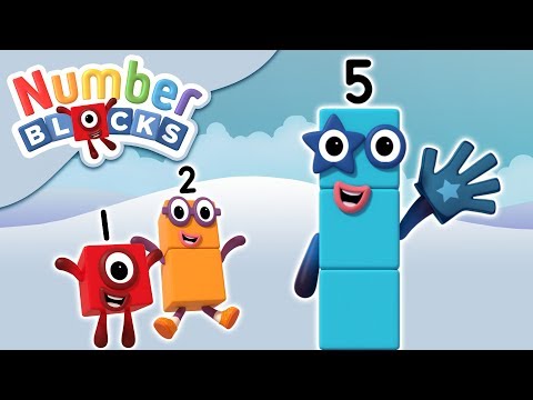 @Numberblocks- Games With 5 | Learn to Count - Kingdom Kids Zone, Little Learners - Numberblocks