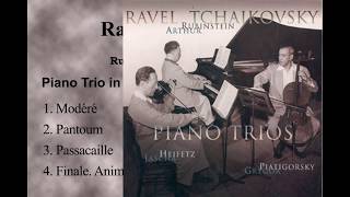Download lagu Ravel Piano Trio (Rubinstein, Heifetz, Piatigorsky 1950) mp3
