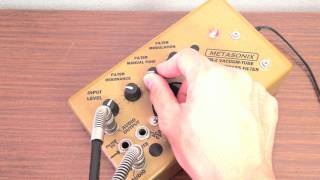 Video thumbnail for METASONIX TM-2 Vacuum-Tube Dual Bandpass Filter Plus VCA デモンストレーション by METEORSOUNDjp