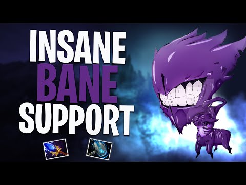 Insane Bane dota 2 support - Meteor Hammer first item