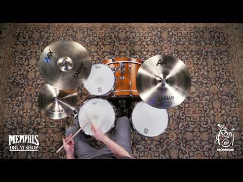 Sabian 18" AAX Medium Crash Cymbal - Brilliant Finish image 2